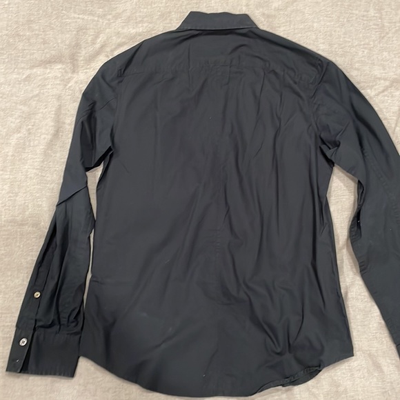 Original Penguin Rogue Skinny Fir button down shirt, black - Picture 2 of 3